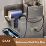 WallMounted Hair Dryer And Straightener Holder Organizer 16