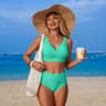 VigoBreviya Strapped High Waist Push Up Bikini Set 20