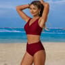 VigoBreviya Strapped High Waist Push Up Bikini Set 24