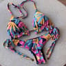 RUOTONGSEPT Feather Print Micro Bikini Set 8