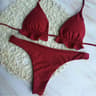 Brazilian Bandage Push Up Thong Bikini Set 10