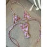 Luxury Pearl Halter Micro Brazilian Bikini Set 9