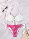 Sexy Push Up Thong Bikini Set For Women 11