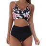 High Waisted Cross Front Bikini Set For Women 17