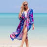 Boho Printed Long Kimono Beach Cover Up 13