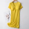 Soft Modal Maternity Nursing And Breastfeeding Nightgown 9