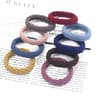 20PCS High Elastic Jacquard Hair Ties 9
