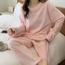 Women Winter Coral Velvet Thick Warm Pajama Set 9