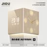 Modern DualSided Corner Wall Clock 13