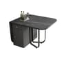 Folding Rectangle Dining Table With Chairs Set 9