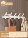 No Drill Aluminum Wall And Door Hook 14