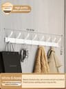 No Drill Aluminum Wall And Door Hook 26