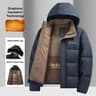 Graphene Warm Windproof Hooded Jacket For Men 11