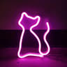 LED Cat Neon Light Sign USB  Battery LED Lamp 9