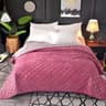 Soft Velvet Quilted Bedspread Blanket 270x230cm 9