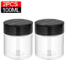Clear Plastic Spice And Condiment Storage Jars 8