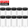 Clear Plastic Spice And Condiment Storage Jars 17