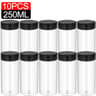 Clear Plastic Spice And Condiment Storage Jars 21
