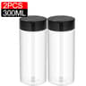 Clear Plastic Spice And Condiment Storage Jars 23
