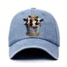 Cute Cow Print Adjustable Baseball Cap 0