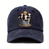 Cute Cow Print Adjustable Baseball Cap 1