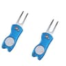 Foldable Golf Divot Repair Tool With Groove Cleaner 8