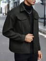 Mens Turtleneck Wool Jacket Casual Business Winter Coat 6