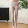 Women Winter Cashmere Wool Knit Leggings High Elastic Warm Pants 14