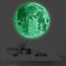 3D Glow In The Dark Moon Wall Sticker Luminous PVC Decal 5
