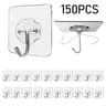 Waterproof Self Adhesive Wall Hooks Heavy Duty Sticky Hooks 18