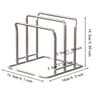 Stainless Steel Pot Lid And Cutting Board Rack 7