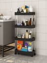 Slim Rolling Storage Cart 3 Tier Gap Organizer Rack 8
