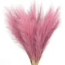 Artificial Pampas Grass Red Faux Reeds Decor 55cm Set 7