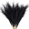 Artificial Pampas Grass Red Faux Reeds Decor 55cm Set 14