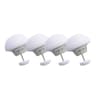 Mushroom Quilt Clips Non Slip Bed Sheet Fasteners Set 4