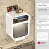 Wall Mounted Toilet Tissue Holder With Storage Rack 10