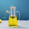 Glass Oil Dispenser Bottle With Handle And Scale 11