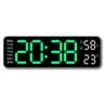 Smart LED Silent Wall Clock With Thermometer And Calendar 10