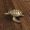 Vintage Copper Turtle Figurine Feng Shui Desk Ornament 8