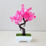 Mini Artificial Bonsai Tree Potted Plant Decor 12