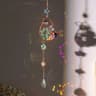 Crystal Sun Moon Wind Chime Prism Suncatcher Decor 8