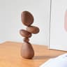 Nordic Wooden Stone Puzzle Decor Art Ornament 6