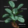 Artificial Monstera Palm Plant Decor 6