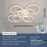 Modern LED Ceiling Chandelier Light For Living Room 14
