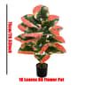 Color Blocking Artificial Tropical Plant Decor 4