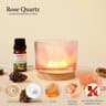 Natural Rose Quartz Crystal Aromatherapy Lamp 6