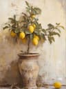 Retro Lemon Canvas Wall Art Decor 5
