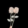 Crystal Rose Quartz Flower Ornament 16