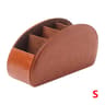 PU Leather Remote Control Organizer With 5 Compartments 6