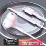 Type C Wired Earbuds HiFi Stereo Sport Headphones 12M 1